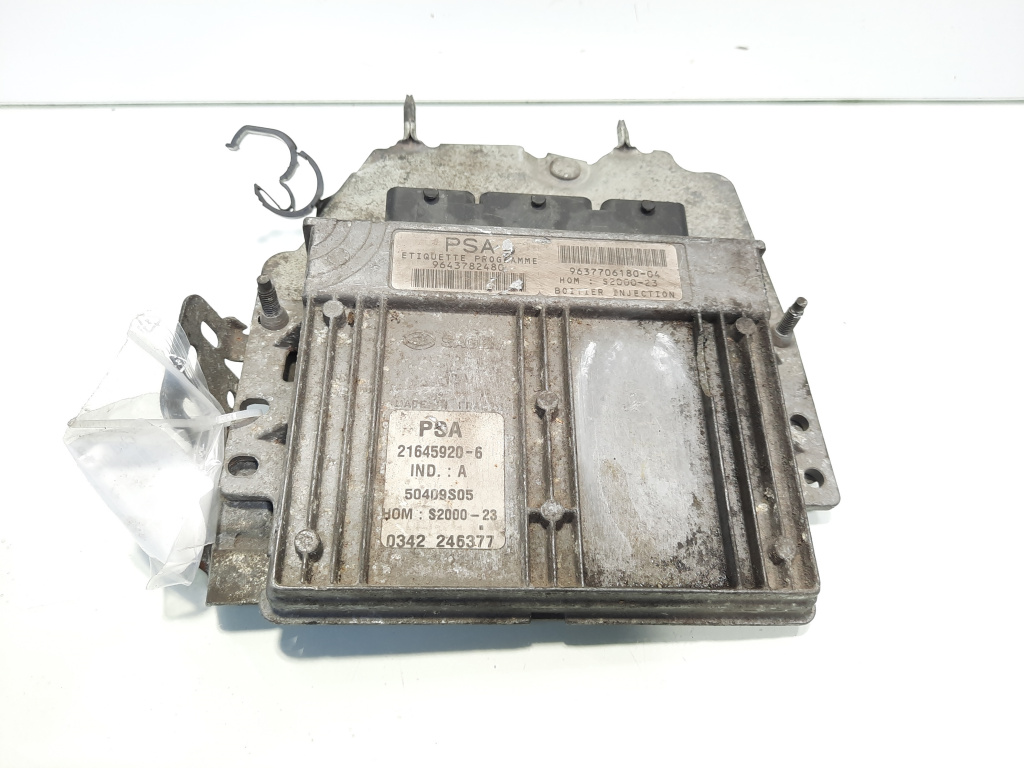 Calculator motor, cod 9643782480, Peugeot 207 SW, 1.4 benz, KFV (idi:538474)