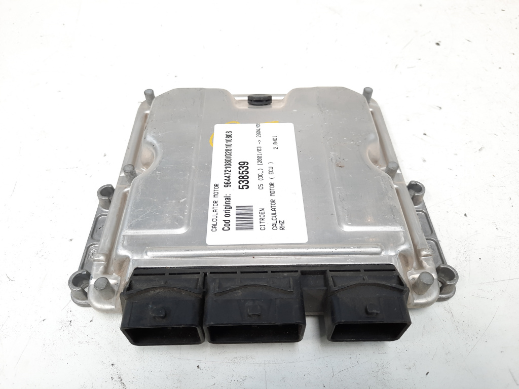 Calculator motor, cod 9644721080, 0281010808, Citroen C5 (I), 2.0 HDI, RHZ (id:538539)