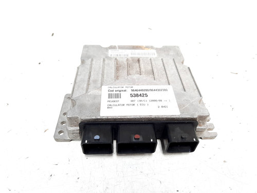 Calculator motor, cod 9646449280, 9644302380, Peugeot 307 CC (3B), 2.0 HDI, RHY (idi:538425)