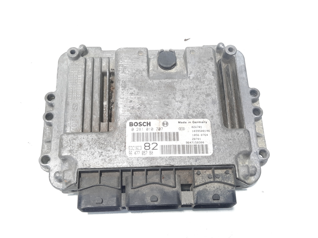Calculator motor, cod 9646559980, 0281010707, Peugeot 206, 1.4 HDI, 8HY (id:495908)