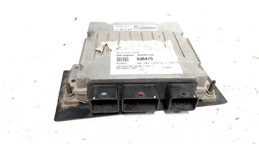 Calculator motor, cod 9646801180, Citroen Berlingo 1, 2.0 HDi, RHY (idi:538475)