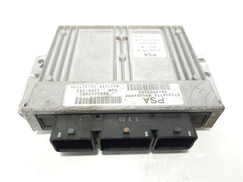 Calculator motor, cod 9649903680, 9642222380, Peugeot 206, 1.4 benz, KFV (idi:491448)