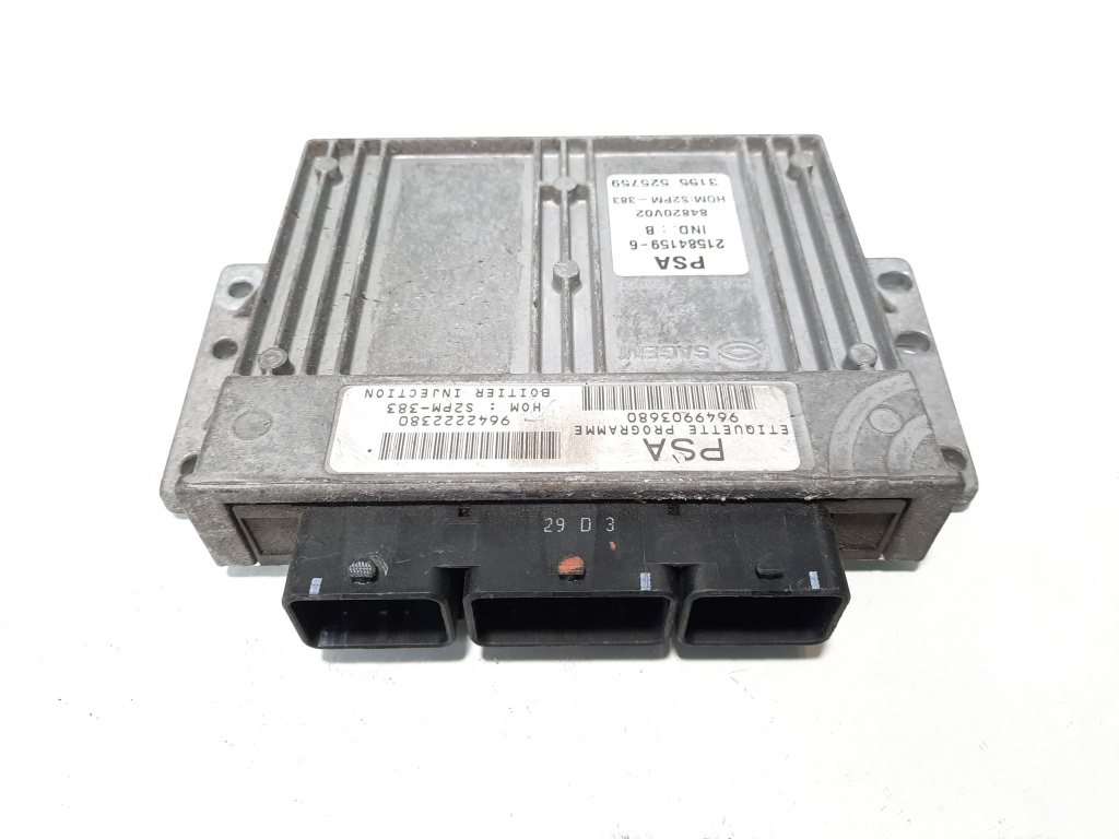 Calculator motor, cod 9649903680, 964222380, Fiat, 1.4 B, KFV (idi:483166)