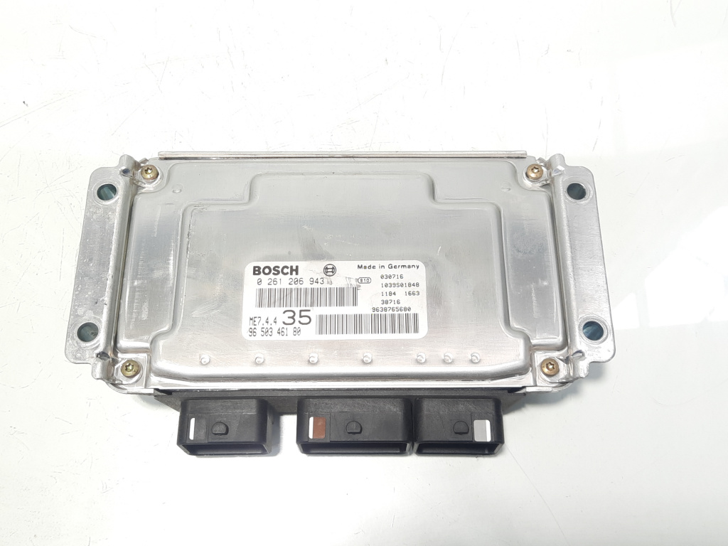 Calculator motor, cod 9650346180, 0261206943, Peugeot 307, 1.6 benz, NFU (id:495924)