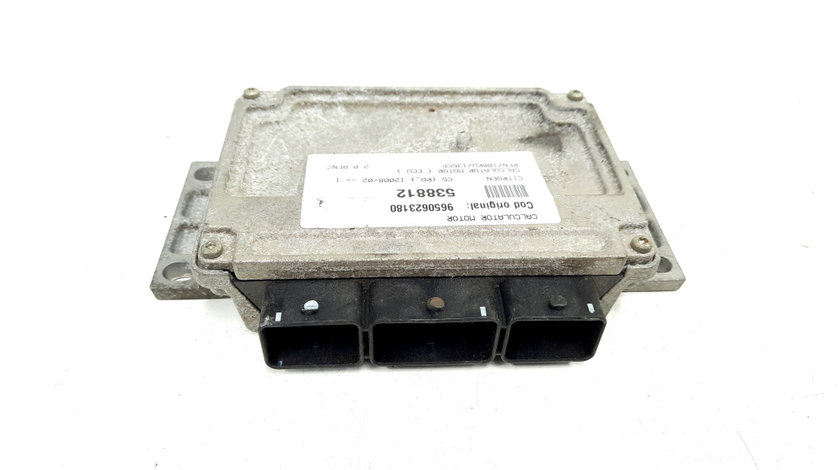 Calculator motor, cod 9650623180, Citroen C4 (I) sedan, 2.0 benz, RFN (idi:538812)