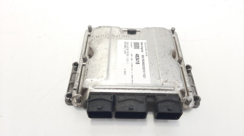 Calculator motor, cod 9651593480, 0281011521, Citroen Jumpy (I), 2.0 HDI, RHZ (idi:483418)