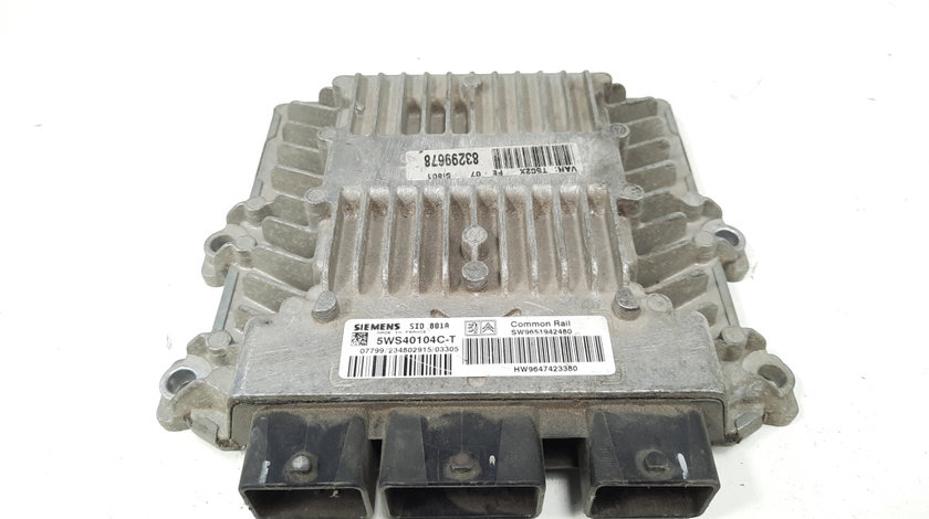 Calculator motor, cod 96519422480, Citroen Berlingo 1, 2.0 HDI, RHY (idi:538621)