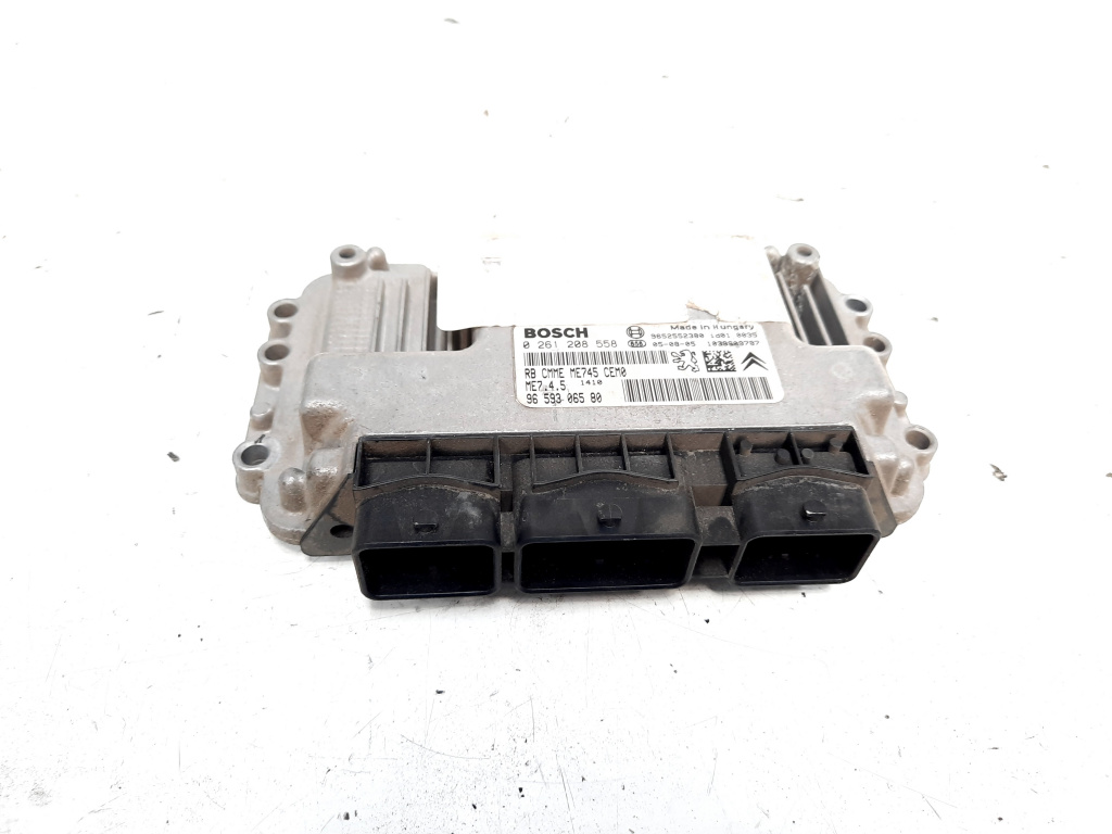 Calculator motor, cod 9652552380, 0261208558, Peugeot 206, 1.6 benz, NFU (id:538491)