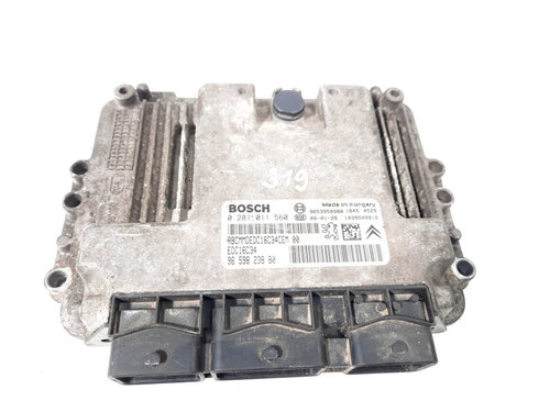 Calculator motor, cod 9653958980, 0281011560, Citroen C3 Picasso, 1.6 HDI, 9HX (idi:550043)