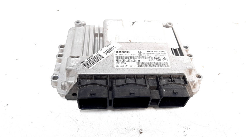 Calculator motor, cod 9653958980, 0281011634, Peugeot 407 SW, 1.6 HDI, 9HZ (idi:538449)