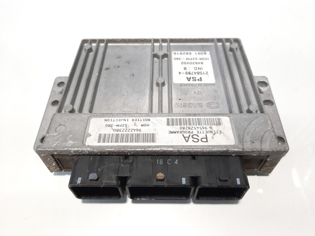 Calculator motor, cod 9654528280, Citroen C2 (JM) 1.4 benz, KFV (idi:483452)