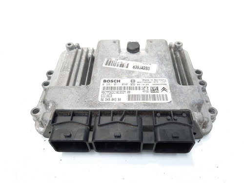 Calculator motor, cod 9654984380, Peugeot 206 Van, 1.4 HDI, 8HZ (idi:549698)