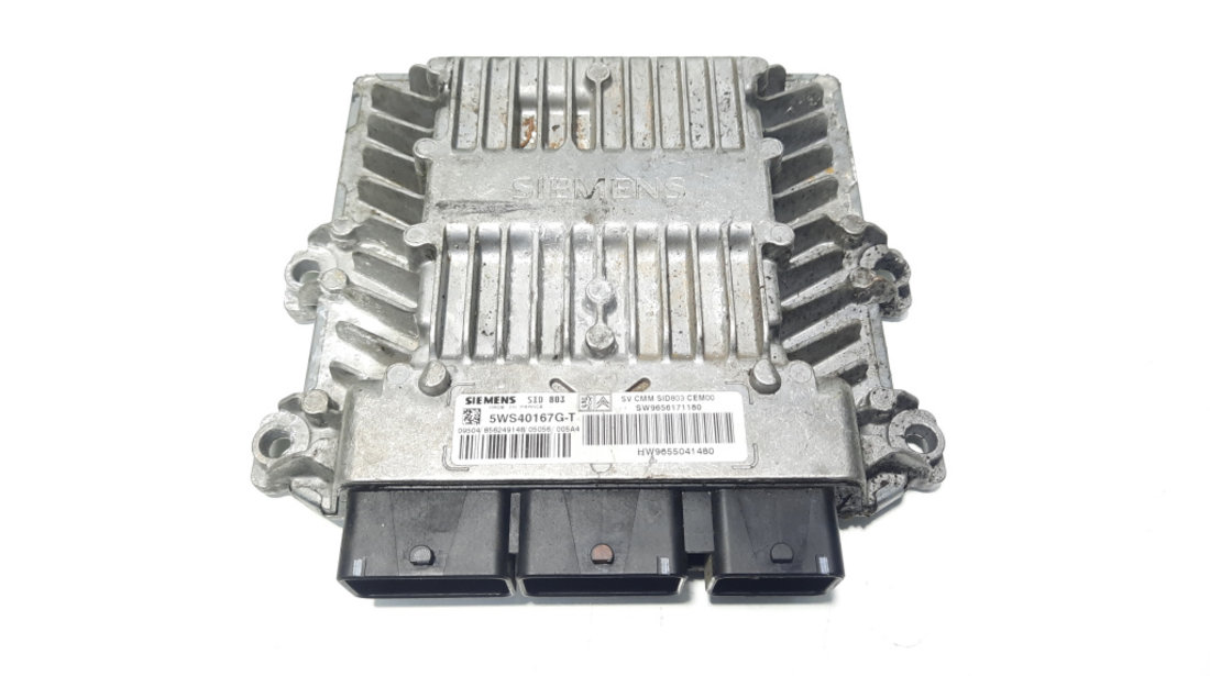Calculator motor, cod 9655041480, Peugeot Partner (I) Combispace, 2.0 HDI, RHY (idi:475516)