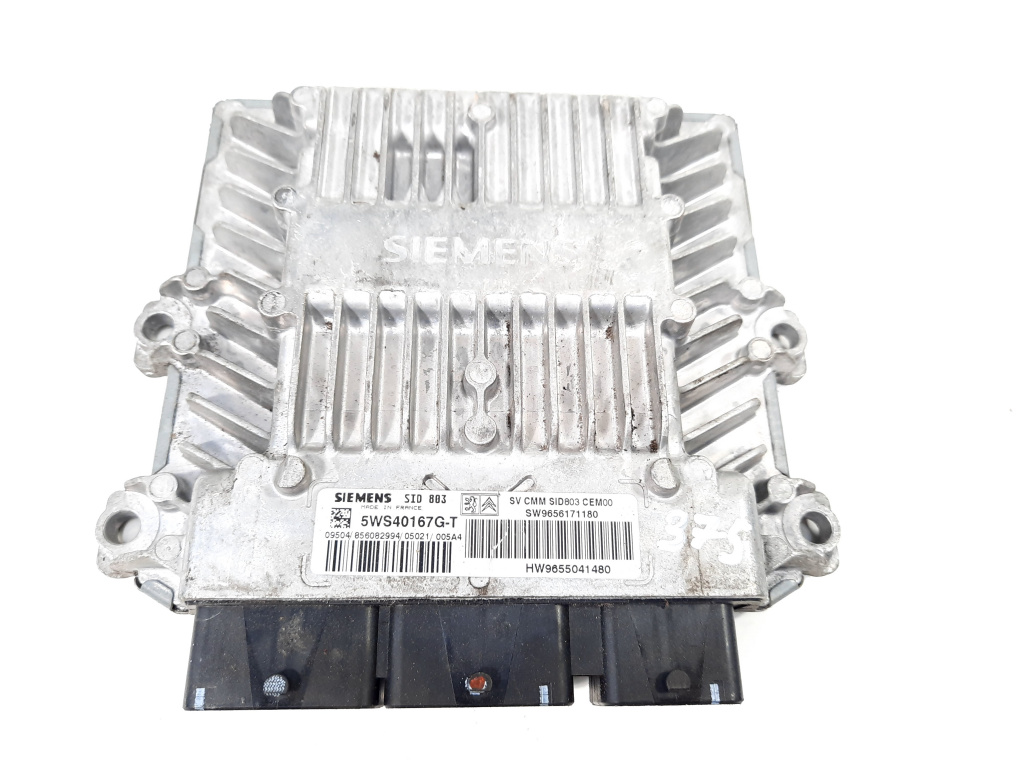 Calculator motor, cod 9656171180, Peugeot 307 CC (3B), 2.0 HDI, RHR (idi:550069)