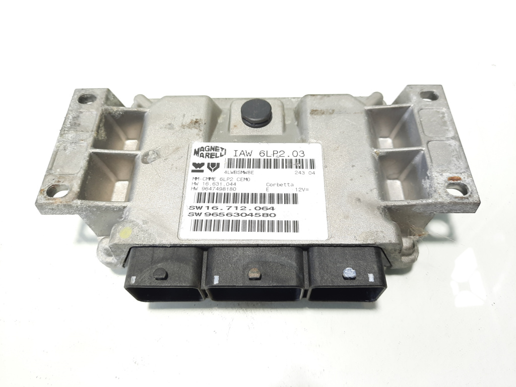 Calculator motor, cod 9656304580, 9647498180, Peugeot 206, 1.4 B, KFV (id:483307)