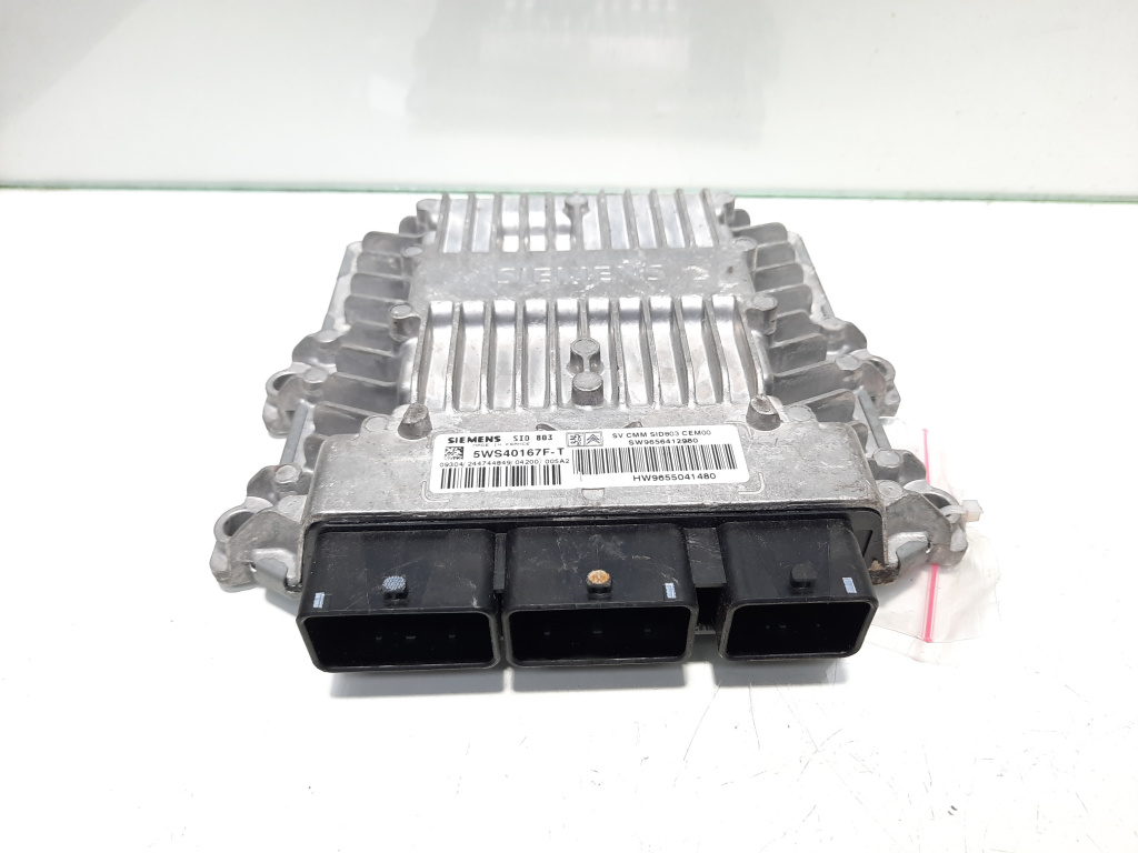 Calculator motor, cod 9656412980, Citroen C8, 2.0 HDI, RHR (idi:491604)
