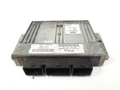 Calculator motor, cod 9657018180, Peugeot 206, 1.4 benz, KFV (idi:549974)