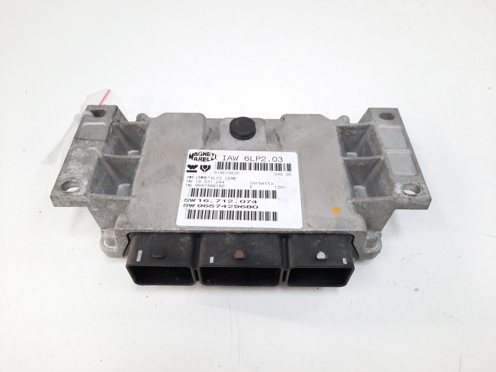 Calculator motor, cod 9657429680, Peugeot 206 CC, 1.4 benz, KFV (idi:491974)