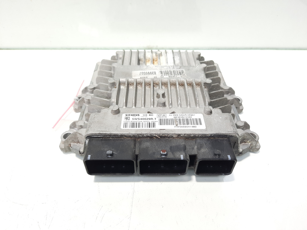 Calculator motor, cod 9658212380,Peugeot 307 SW, 2,0 HDI, RHR (id:491708)