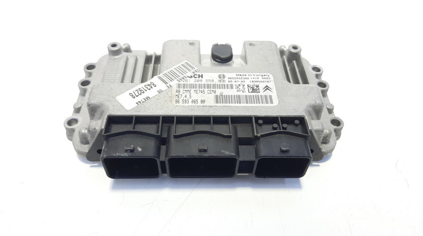 Calculator motor, cod 9659306580, 0261208558, Peugeot 307, 1.6 HDI, 9HZ (id:483635)