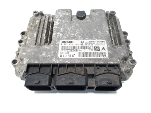 Calculator motor, cod 9661376380, 0281012525, Peugeot 206, 1.4 HDI, 8HY (id:483483)
