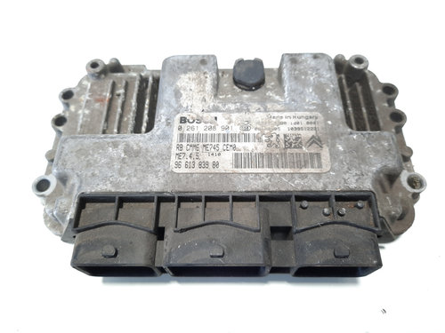 Calculator motor, cod 9661383980, 0261208901, Peugeot 206, 1.6 B, NFU (id:483478)