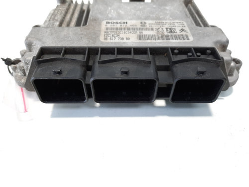 Calculator motor, cod 9661773880, 0281012466, Peugeot 206 Van. 1.6 HDI, 9HZ (idi:483555)