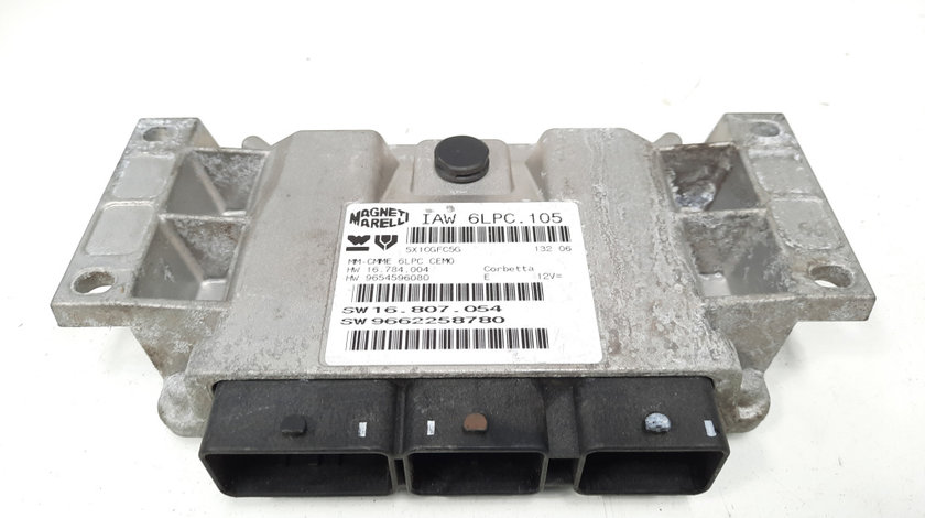 Calculator motor, cod 9662258780, 9654596080, Peugeot 207 CC (WD), 1.4 16v benz, KFU (idi:538796)