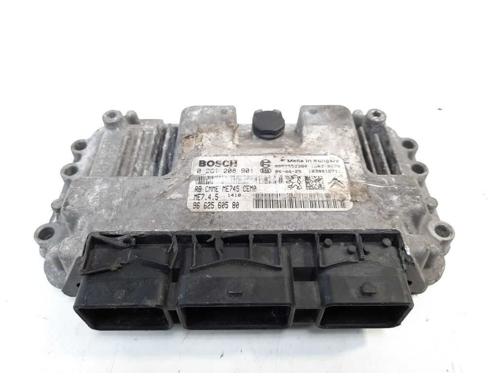 Calculator motor, cod 9662560580, Peugeot 206, 1.6 benz, NFU (id:535535)
