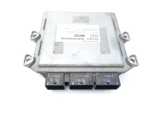 Calculator motor, cod 9663007980, 9655534080, Peugeot 407 Coupe, 2.0 HDI, RHR (idi:483732)