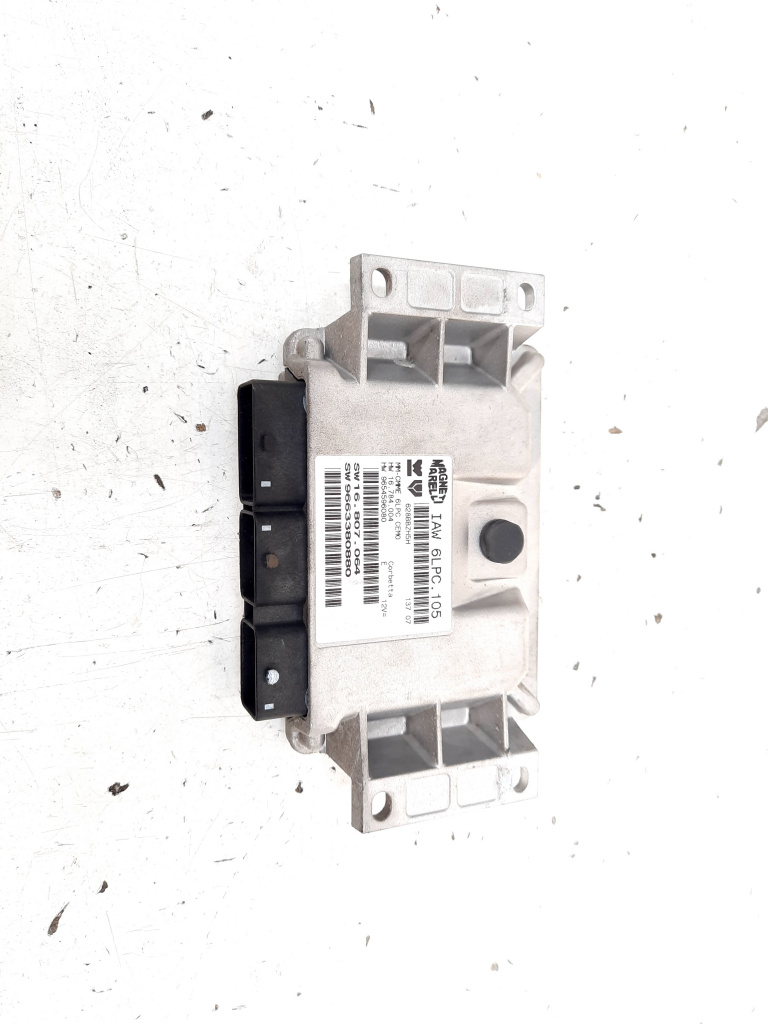 Calculator motor, cod 9663380880, 9654596080, Peugeot 207 (WA), 1.4 benz, KFU (id:538527)
