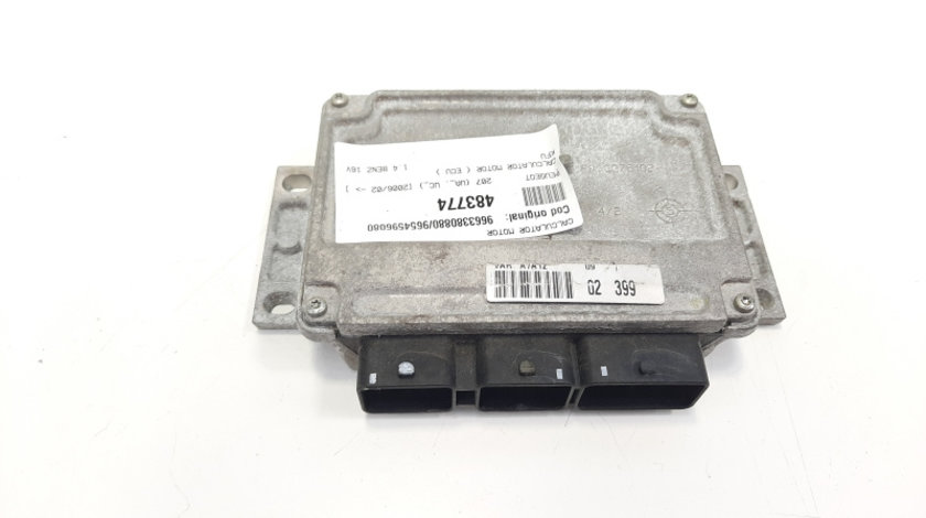 Calculator motor, cod 9663380880, 9654596080, Peugeot 206 Sedan, 1.4 benz, KFU (idi:483774)