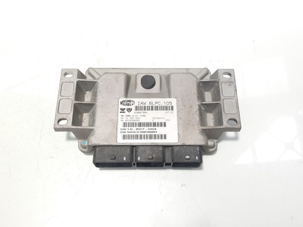 Calculator motor, cod 9663380880, 9654596080, Peugeot 207 (WA) 1.4 benz, KFU (id:495879)