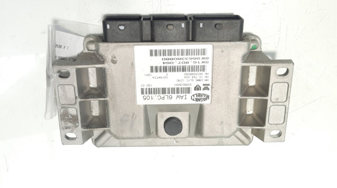 Calculator motor, cod 9663380880, 9654596080, Peugeot 207 (WA) 1.4 benz 16V, KFU (id:495919)