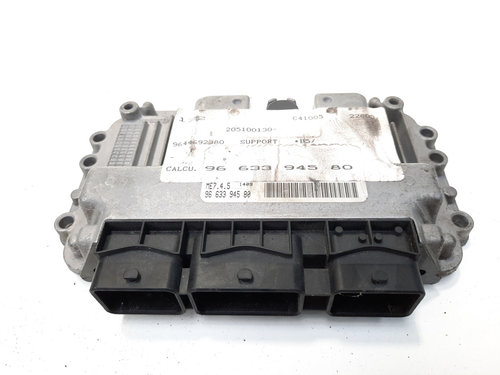 Calculator motor, cod 9663394580, 0261201609, Peugeot 207 (WA), 1.6 benz, NFU (idi:549676)