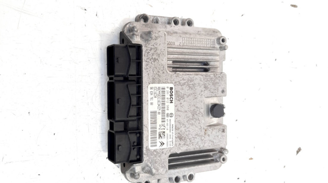 Calculator motor, cod 9663476180, Citroen C4 (I) coupe, 1.6 HDI, 9HX (idi:535461)
