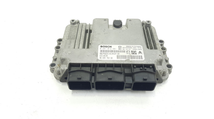 Calculator motor, cod 9663476380, 0281012981, Citroen C3 Picasso, 1.6 HDI, 9HZ (idi:483358)