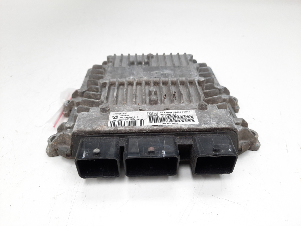Calculator motor, cod 9663483180, Citroen C2 (JM), 1.4 HDI, 8HZ (id:491625)