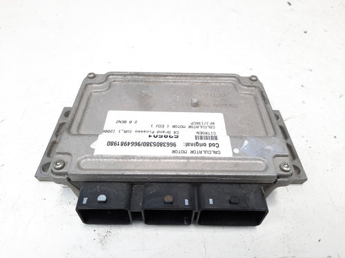 Calculator motor, cod 9663805380, 9664981980, Peugeot 307 SW, 2.0 benz, RFJ (idi:538501)
