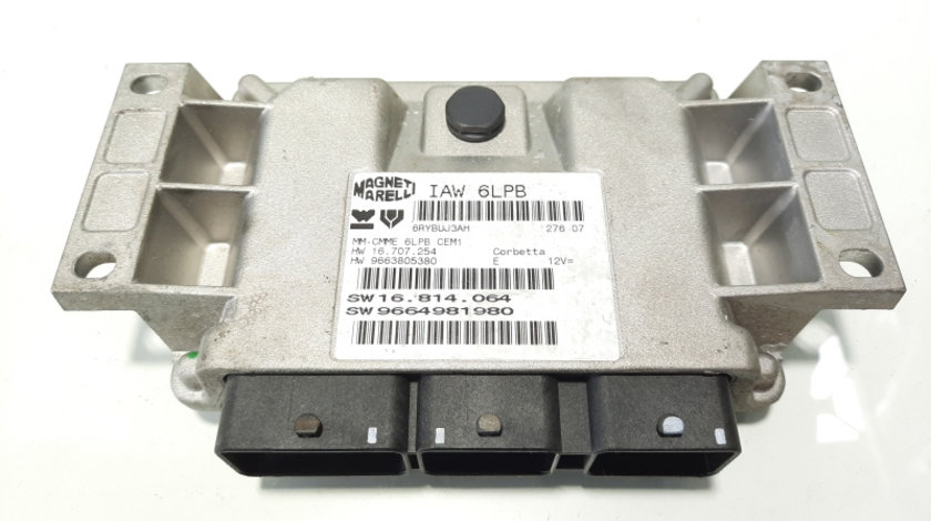 Calculator motor, cod 9663805380, 9664981980, Citroen C5 (II) Break, 2.0 benz, RFJ (idi:483228)