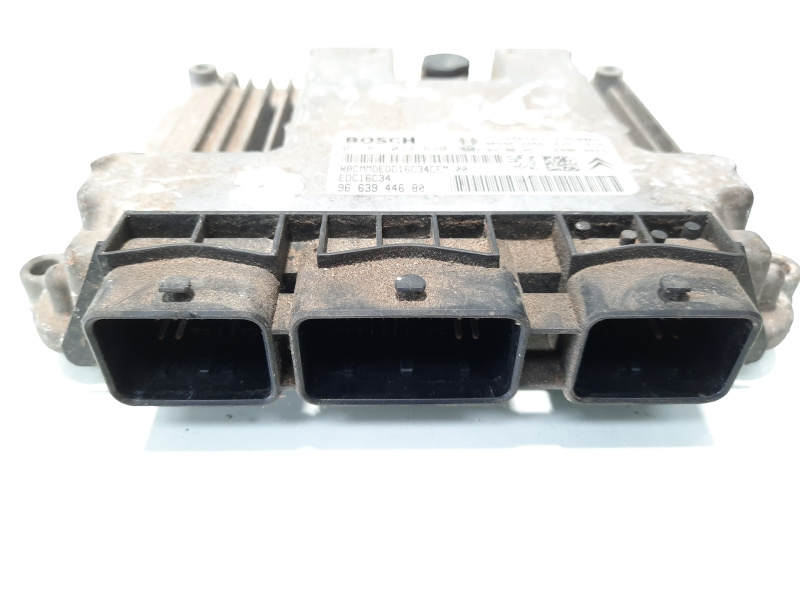 Calculator motor, cod 9663944680, 0281012620, Peugeot Partner (I) Combispace, 1.6 HDI, 9HW (idi:483304)