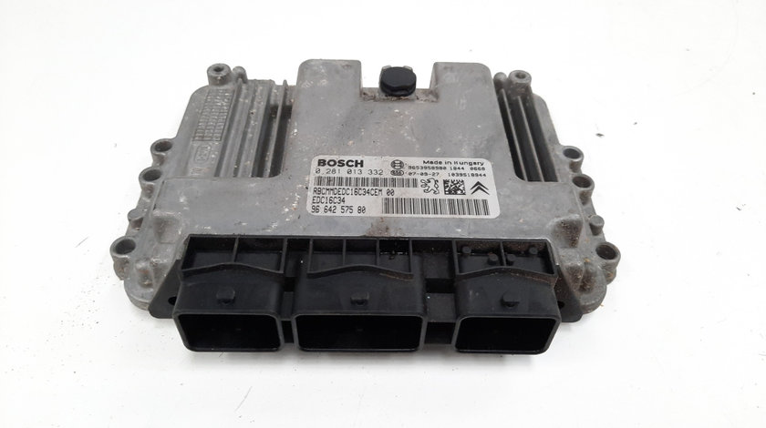 Calculator motor, cod 9664257580, 0281013332, Peugeot 207 CC (WD), 1.6 HDI, 9HZ (idi:491513)