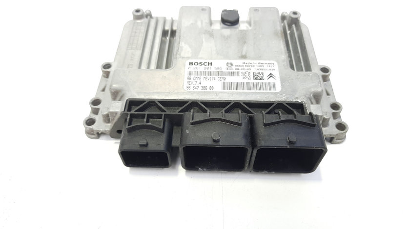 Calculator motor, cod 9664738680, 0261201505, Citroen C4 Grand Picasso, 1.6 B, 5FW (idi:483614)