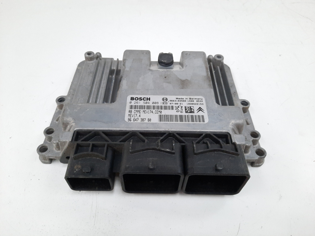 Calculator motor, cod 9664738780, 0261S04088, Peugeot 5008, 1.6 benz, 5FW (idi:491940)