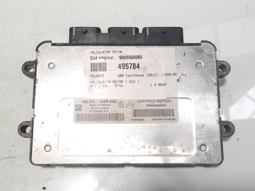 Calculator motor, cod 9665666980, Seat Exeo ST (3R5) 1.4 benz, KFV (idi:495784)