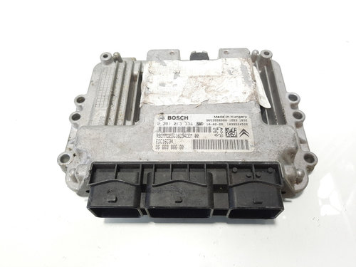 Calculator motor, cod 9666986680, 0281013334, Peugeot 3008, 1.6 HDI, 9HZ (id:483273)