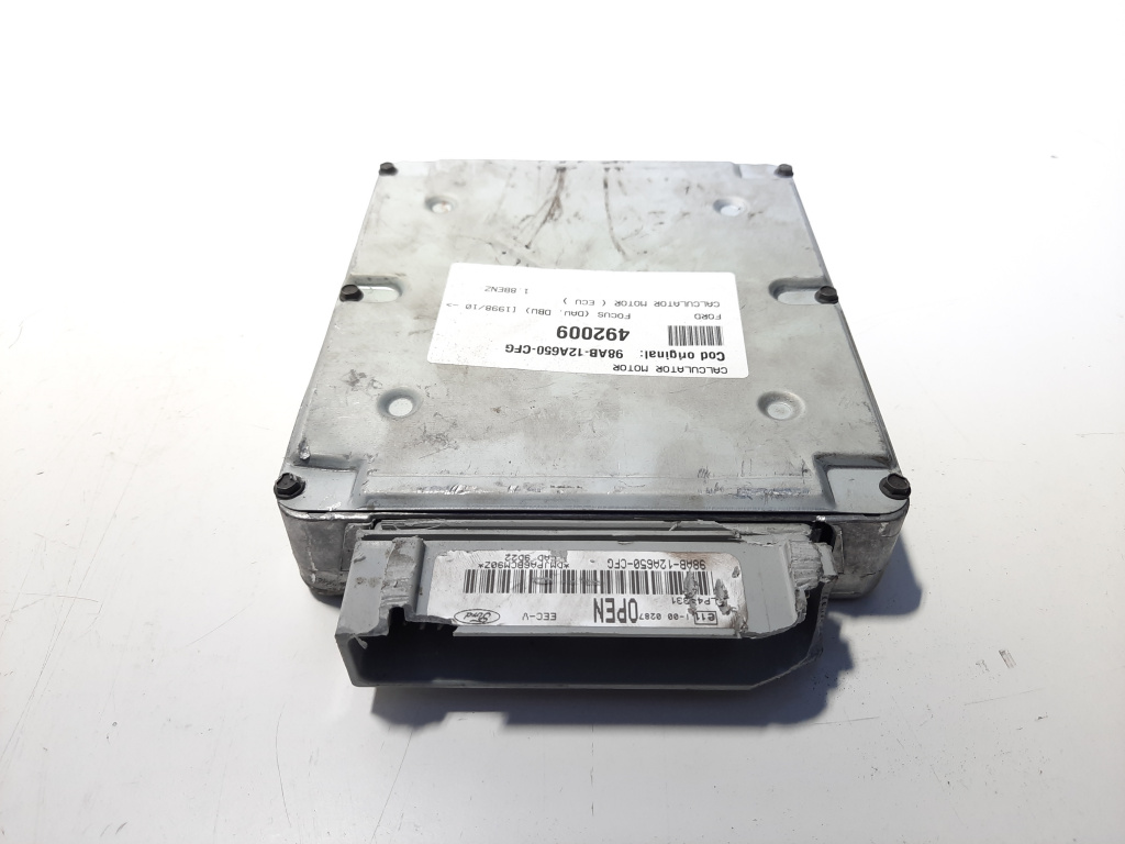 Calculator motor, cod 98AB-12A650-CFG, Ford Focus 1, 1.8 benz (id:492009)