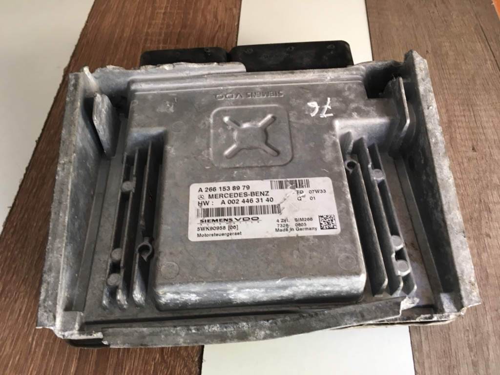 Calculator motor Cod: A2661538979 Mercedes-Benz A-Class W169 [2004 - 2008] Hatchback 5-usi A 150 MT (95 hp) X23FK2/A150 1.5 1498CC - 266.920