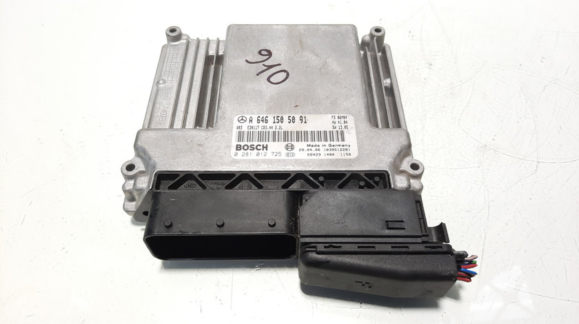 Calculator motor, cod A6461505091, 0281012725, Mercedes Clasa C T-Model (S203) (idi:563730)