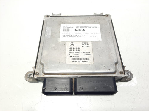Calculator motor, cod A6519005301, A6519013301, Mercedes Clasa C T-Model (S204) 2.2 CDI, OM651911 (i...
